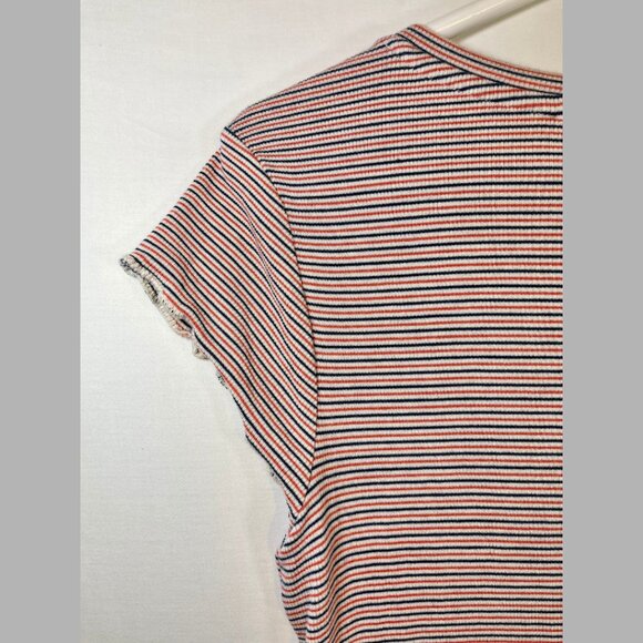 Toad & Co Striped Women's T-Shirt - Size S - Picture 4 of 8